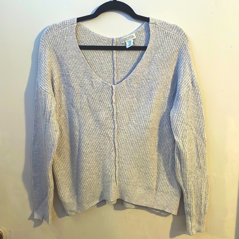 Warm scoop neck sweater
